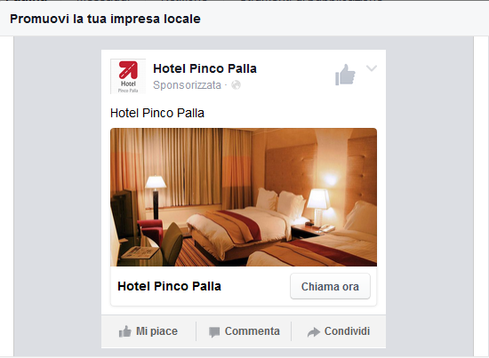 bottone chiama ora per hotel