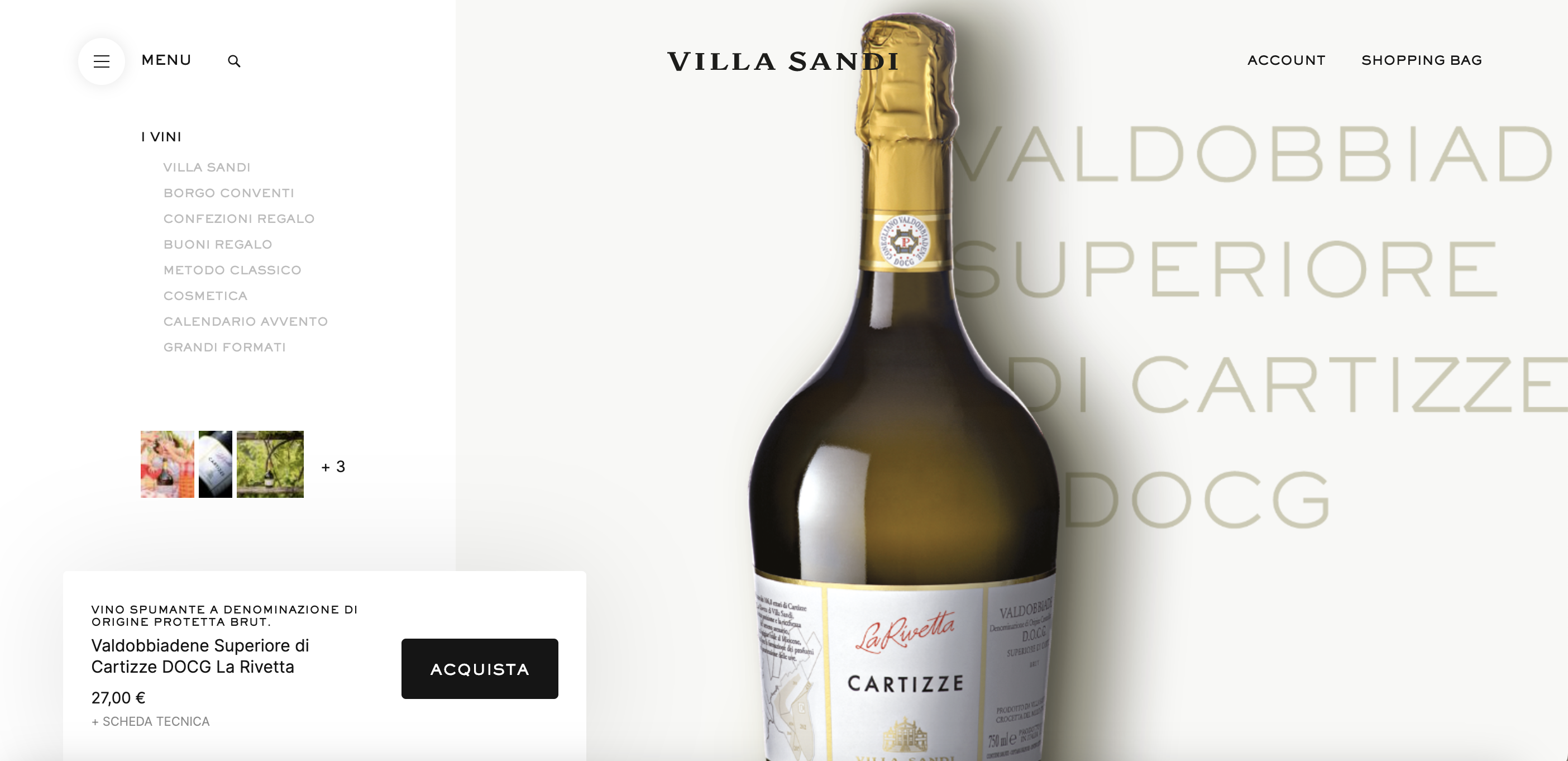 prosecco di Valdobbiadene