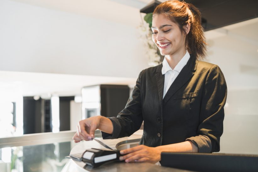 upselling in reception