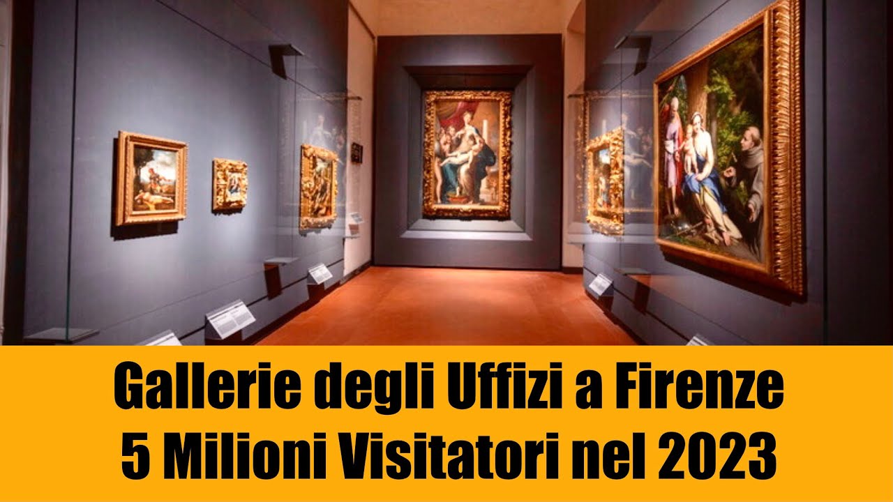 Le Gallerie degli Uffizi a Firenze superano i 5 milioni di visitatori